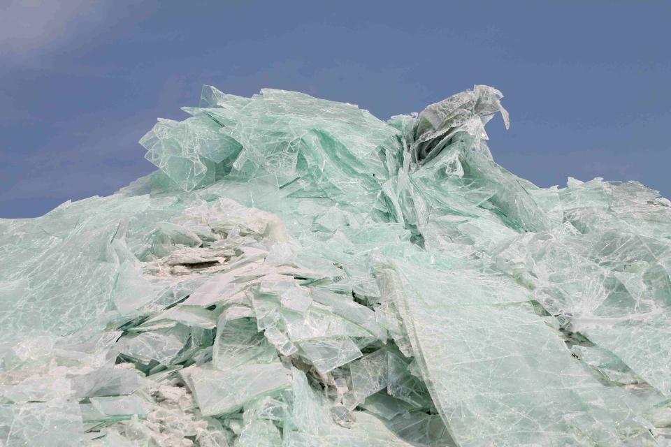 Inzameling en recycling van gelaagd glas