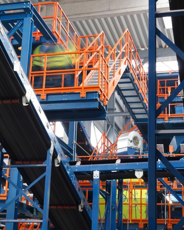 Recycling plant